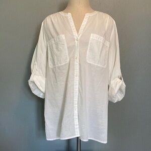 Loft, Ann Taylor, dreamy soft, cotton button down